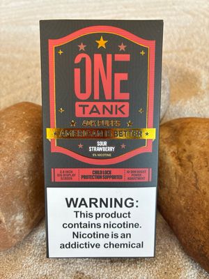 One Tank Sour Strawberry 40k Puff