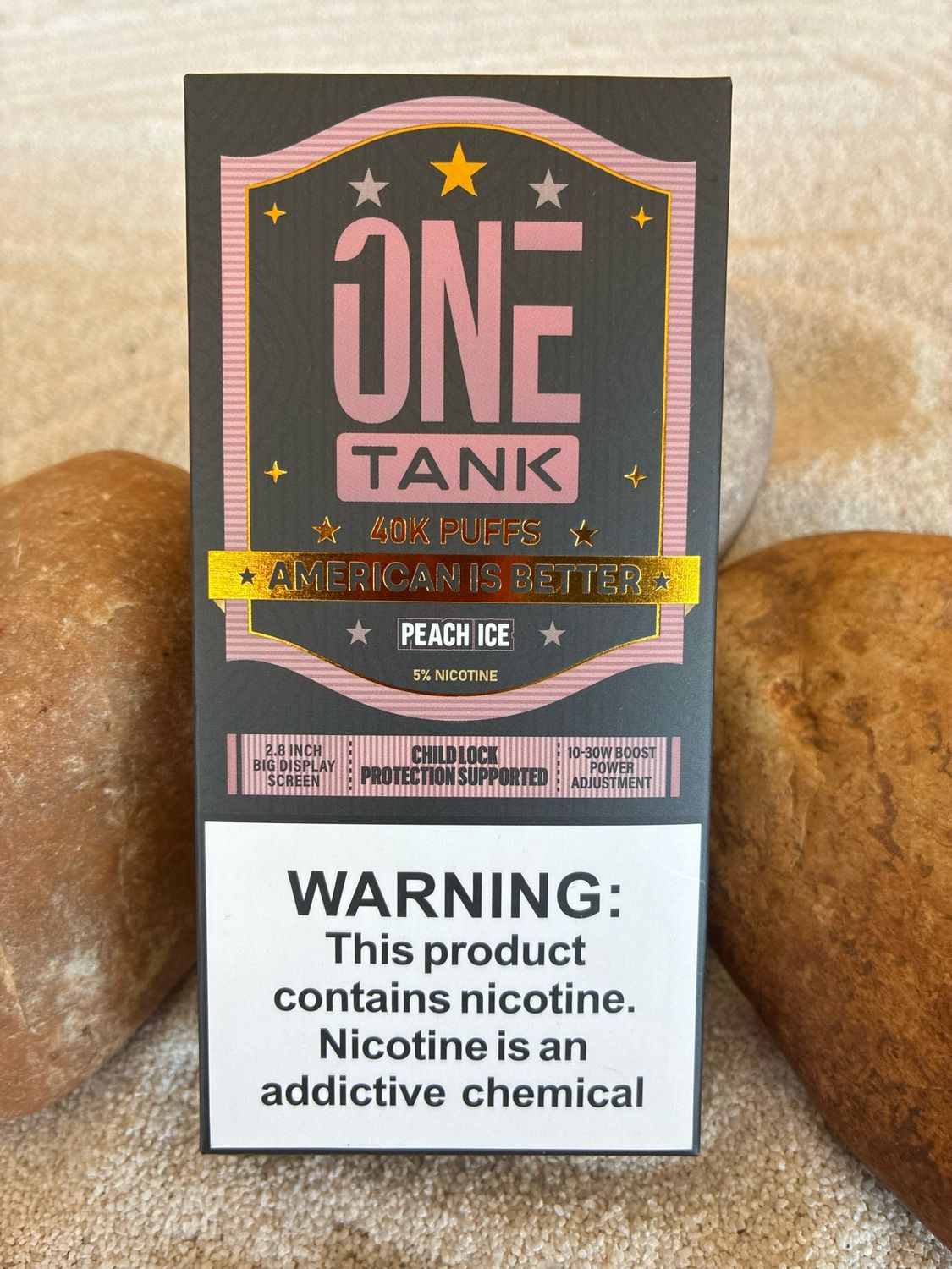 One Tank Peach Ice 40k Puff
