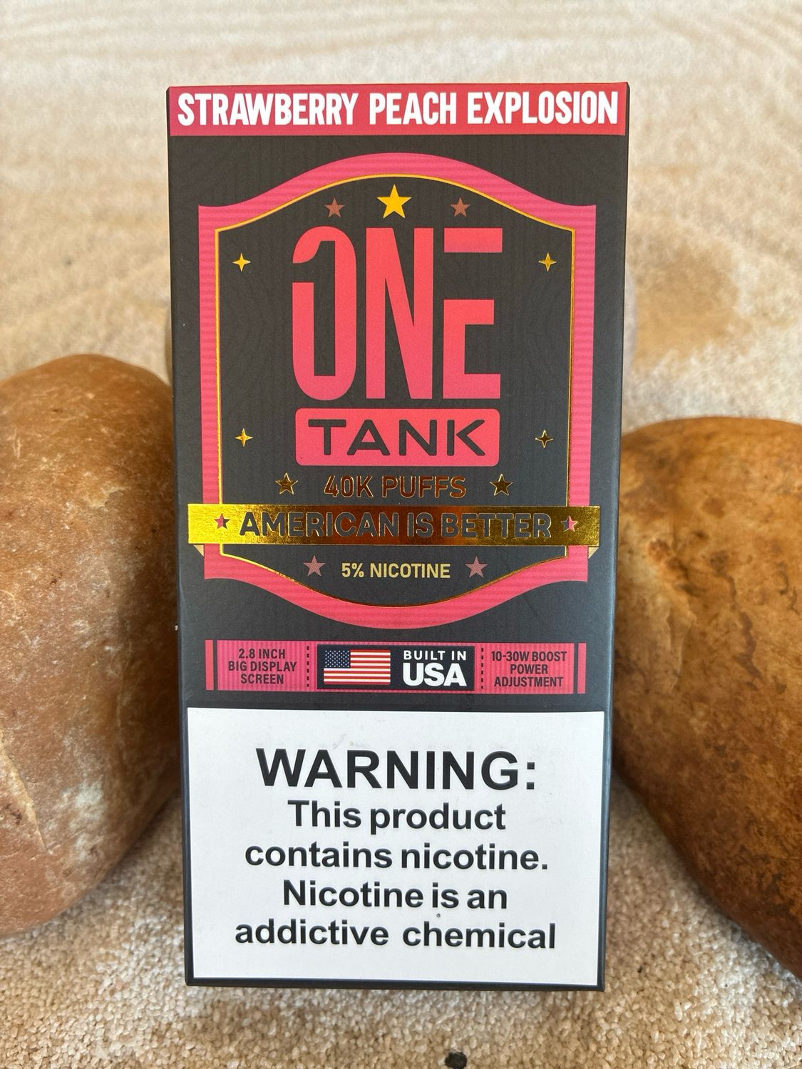One Tank Strawerry Peach Explosion 40k Puff