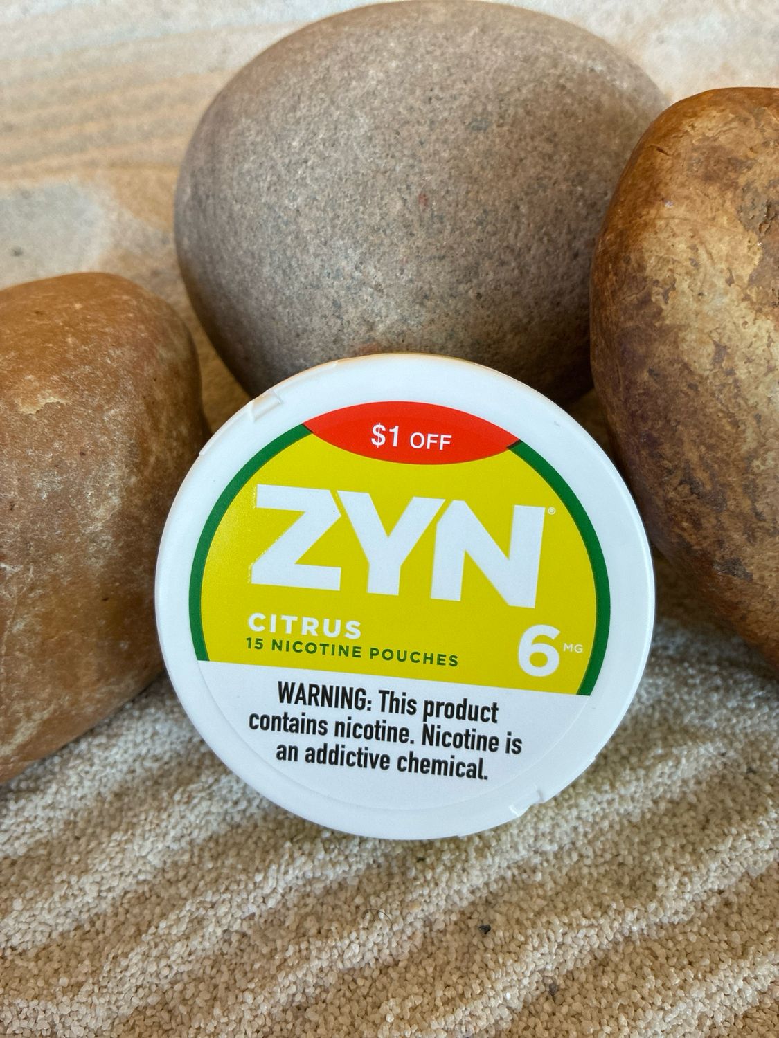 ZYN Citrus 6mg 15 Pouches Can