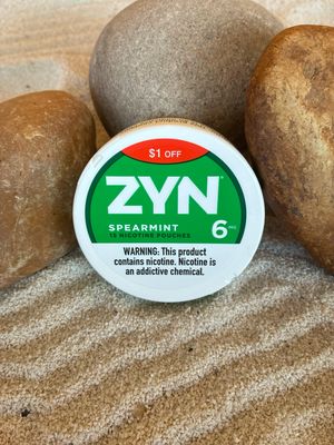 ZYN Spearmint 6mg 15 Pouches Can