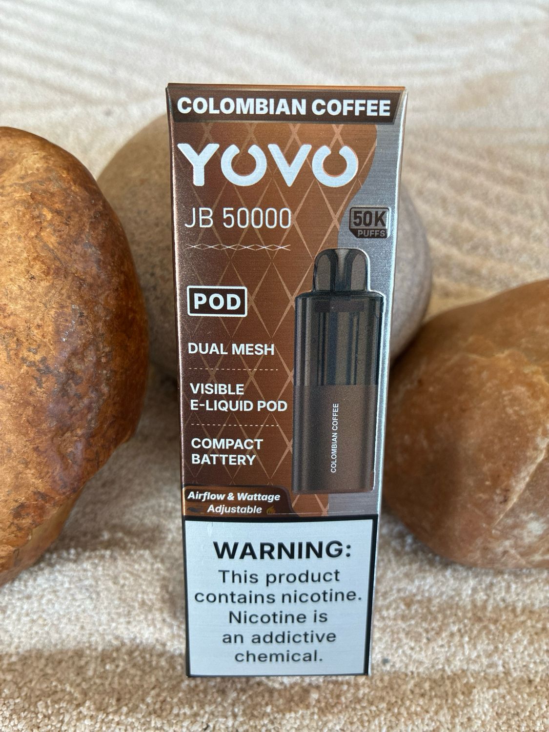 YOVO Colombian Coffee JB 50k Puff Pod
