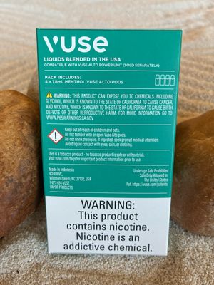 Vuse Menthol Pod 4 pack 2.4% nic