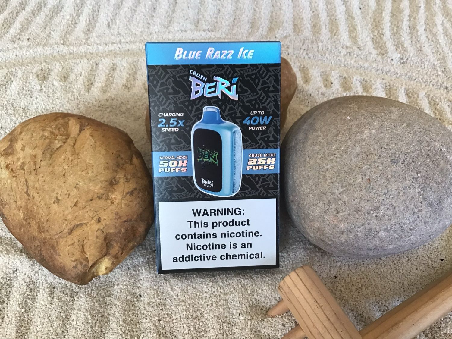 Beri Blue Razz Ice - 50k puffs