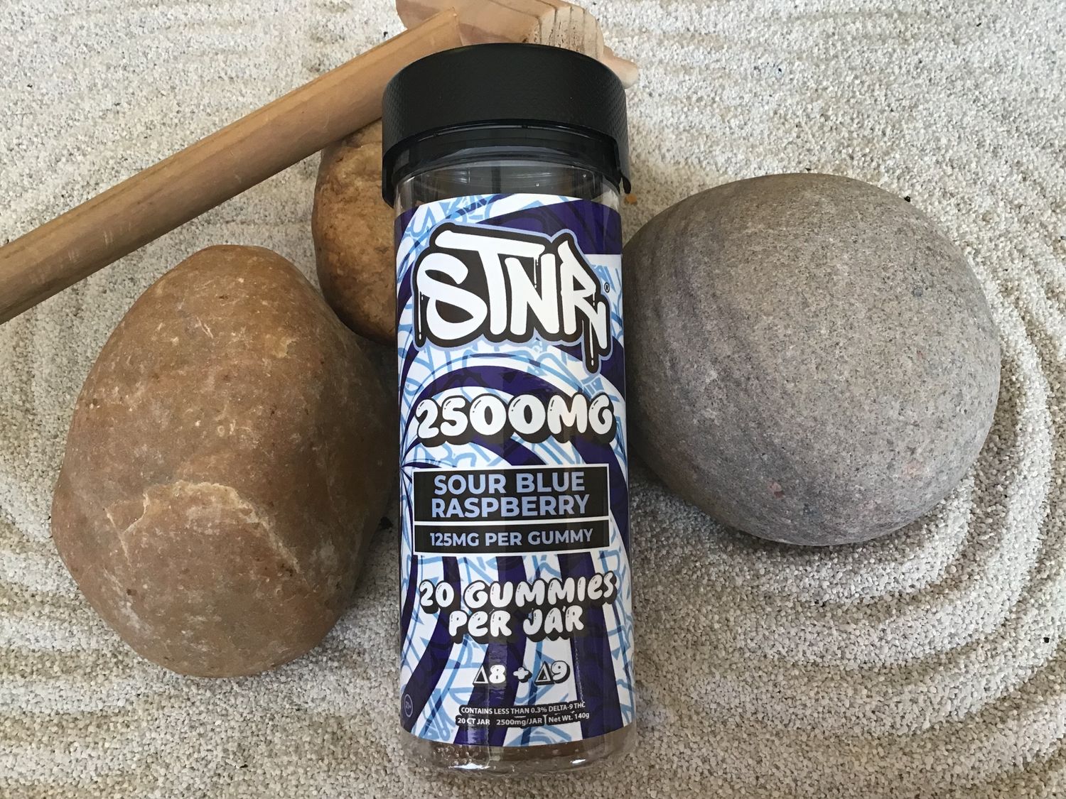 STNR Sour Blue Raspberry 20cnt 2500mg - Delta 9 / Delta 8