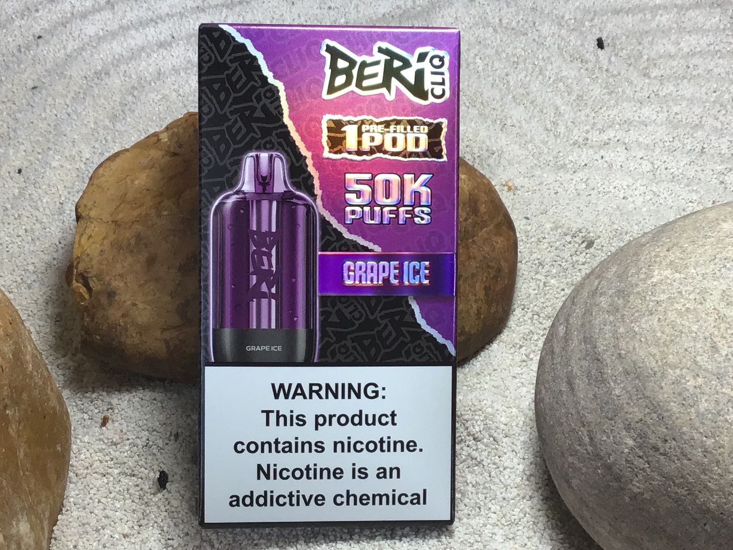 Beri Grape Ice CLIQ Pod 50k Puffs
