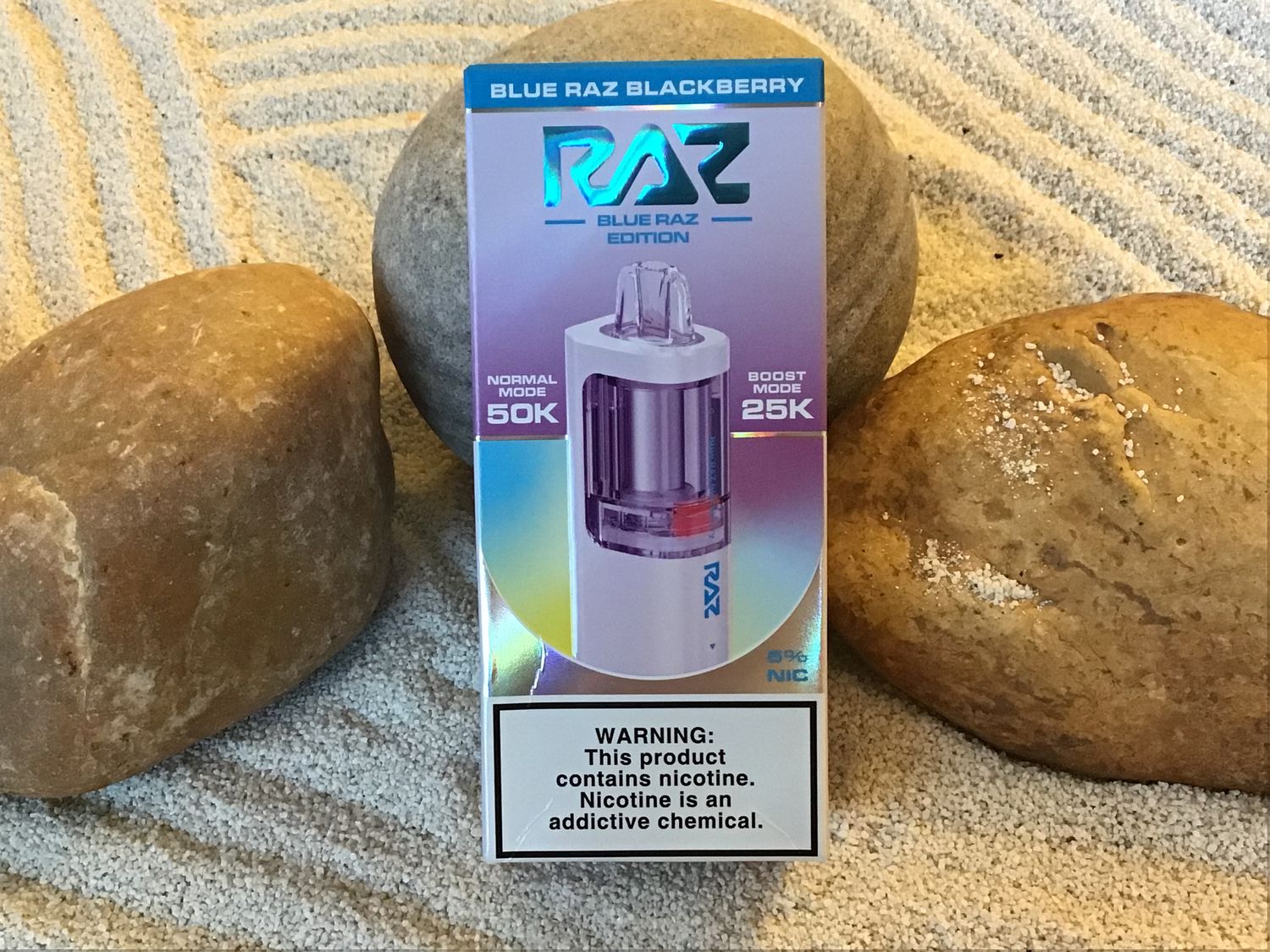 RAZ Blue Raz Blackberry VUE Pod 50k Puff