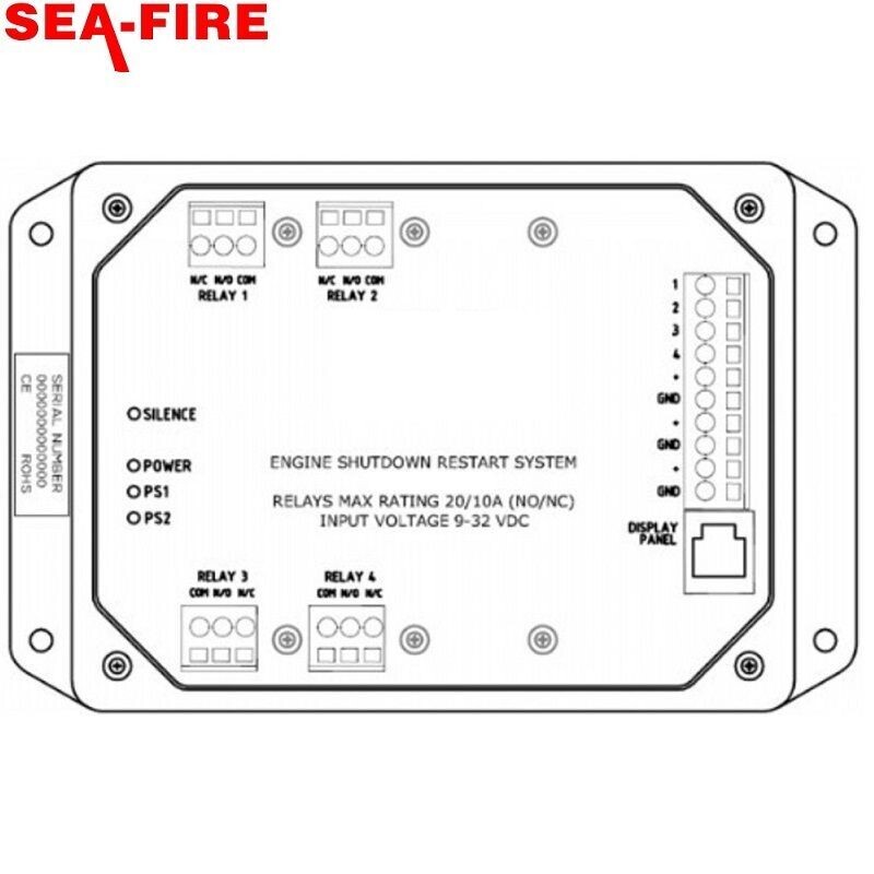 Sea-Fire Engine Shutdown Control