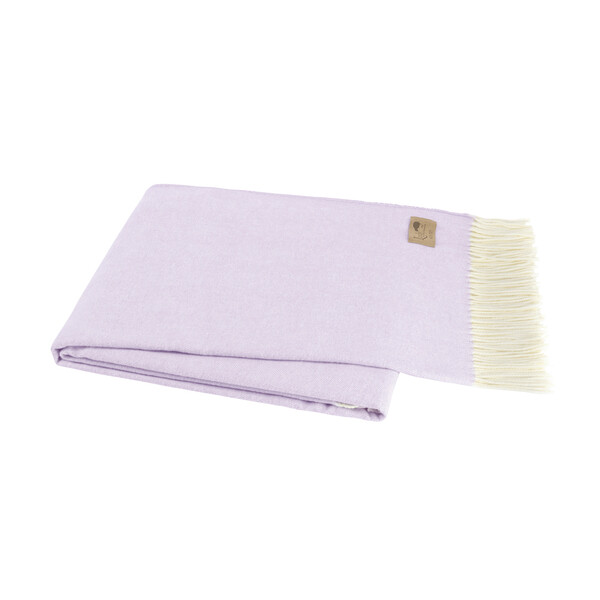 Herringbone Throw- Lilac