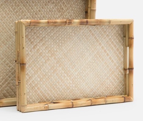 Dulcy Natural Bamboo Tray- Small