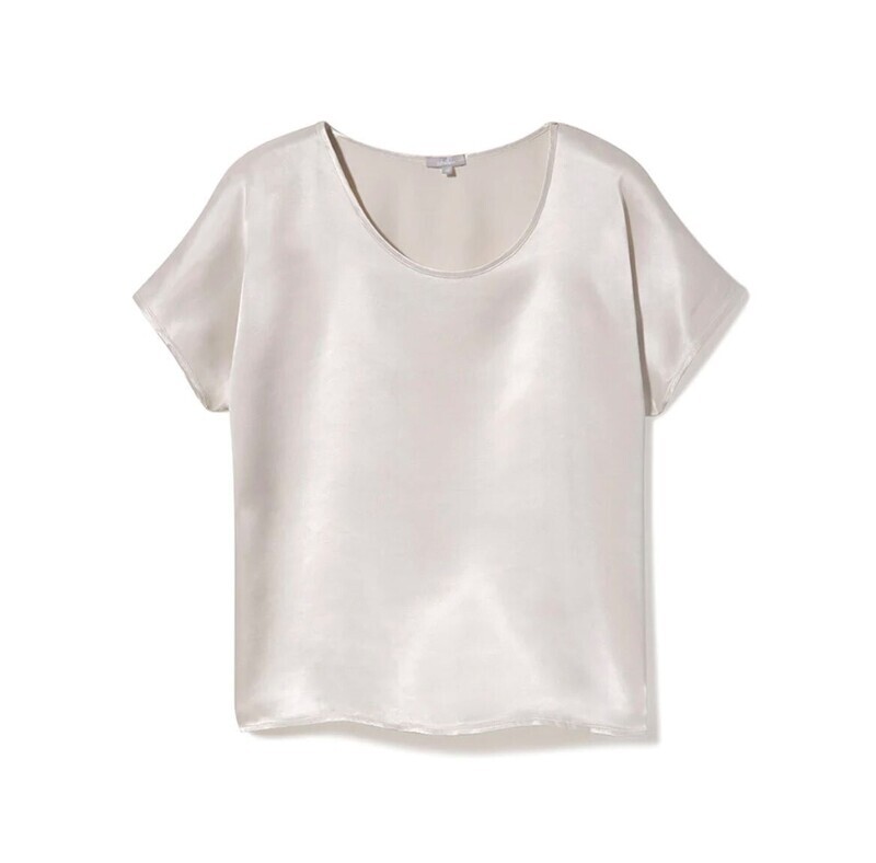 Roxxy Tee- Egg Nog- M