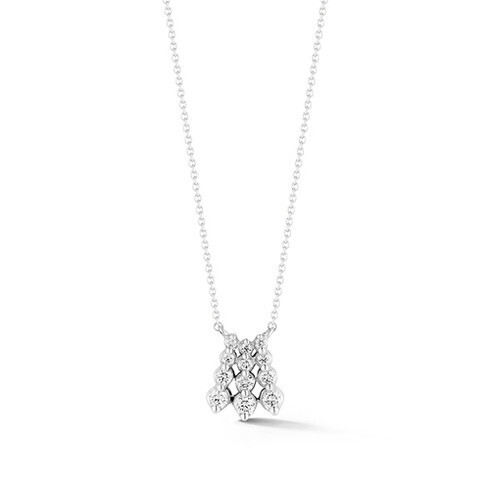 Necklace- DC  Vivan Lilly Graduating Bars- WG