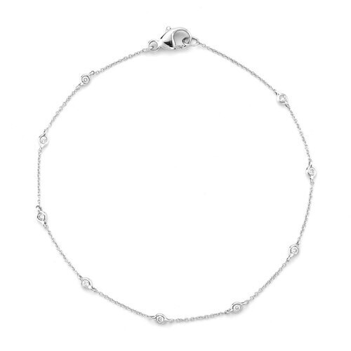 Bracelet- Lulu Jack Single Bezel 14k WG .08ct diamonds