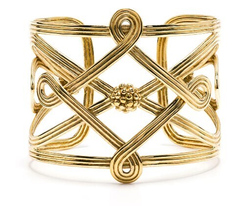 Monique Compass Cuff, Gold