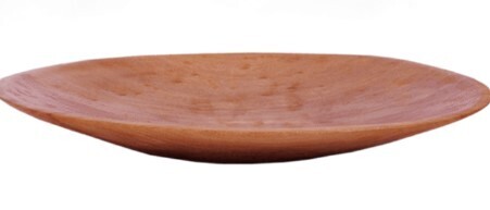 14&quot; Higuerilla Wood Shallow Bowl