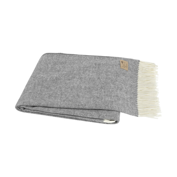Herringbone Throw- Charcoal