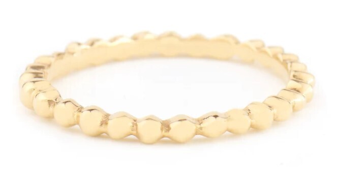 Ring- Gold Thin Seed Band Size