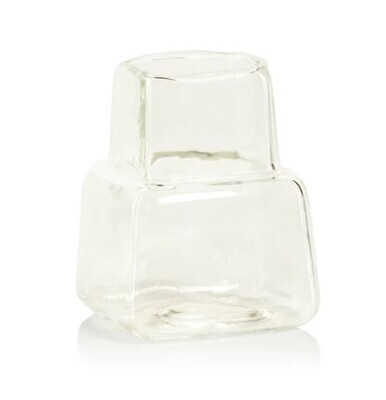 Linea 2 Glass Vase-2.5x2.5x2.75..