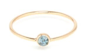 Birthstone Ring- Aqua March