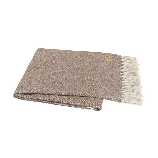 Herringbone Throw- Cocoa