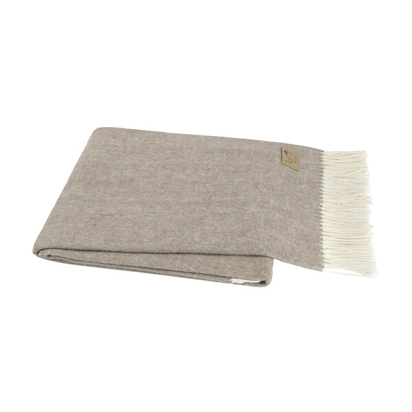 Herringbone Throw- Barnwood