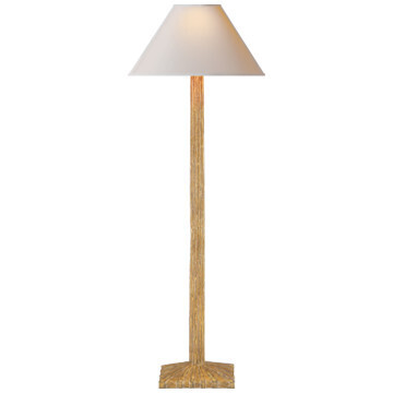 CHA 8463G-NP Strie Buffet Lamp in Gild