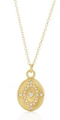 Necklace- Day Dream Pendant- Gold and Diamond