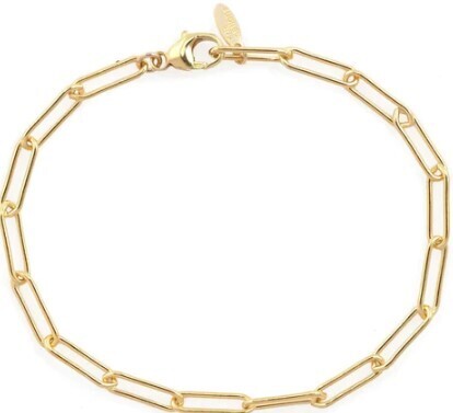 Thick Paperclip Chain Bracelet