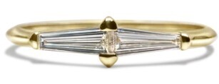 Perryn Ring in Diamond Bagette 14Y