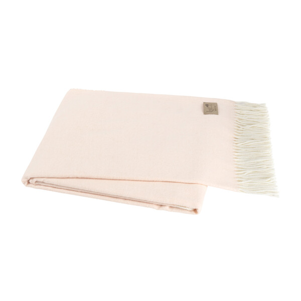 Herringbone Throw- Pink Salt