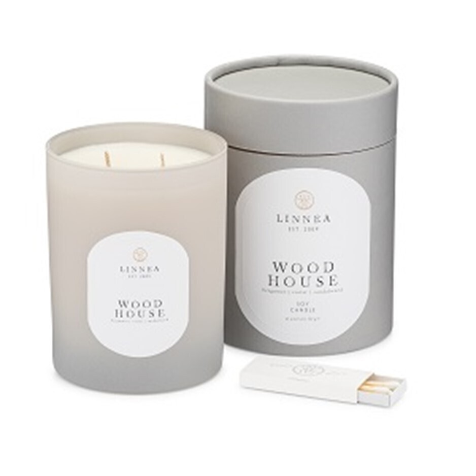 Linnea&#39;s Lights Candle - WOOD HOUSE