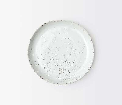 Marcus White Salt Glaze Salad / Dessert Plate