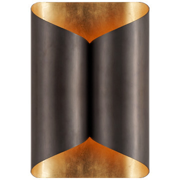 ARN 2036BZ Selfoss Sconce in Bronze with Gild Interior