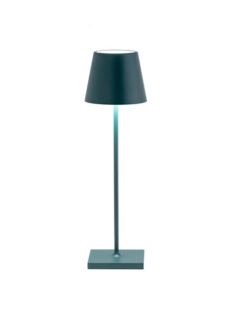 Indoor / Outdoor LED Table Lamp- Dark Green