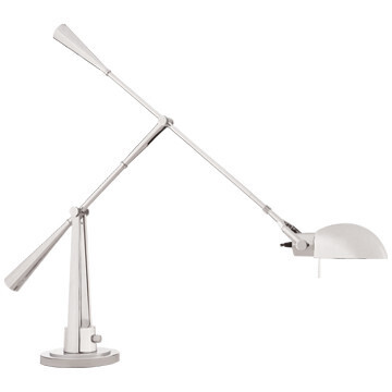 RL 11173PN Equilibrium Table Lamp in Polished Nickel