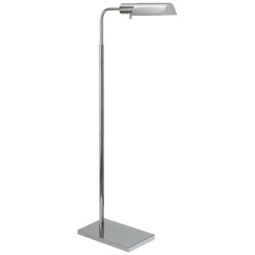 91025 PN Studio Adjustable Floor Lamp in Polished Nickel