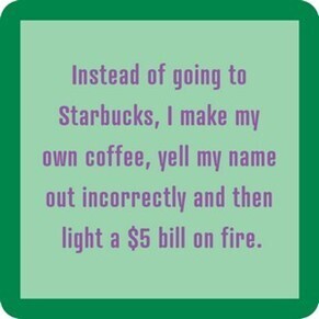 Coaster - starbucks 