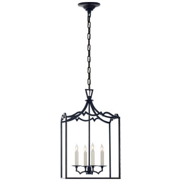 CHC 2180AI Darlana Small Fancy Lantern in Aged Iron