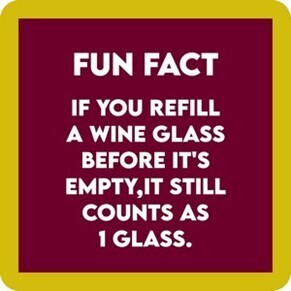 Coaster - 1 glass