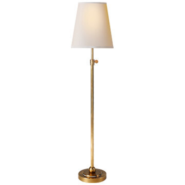 TOB 3007HAB-NP Bryant Table Lamp in Hand-Rubbed Antique Brass with Natural Paper Shade