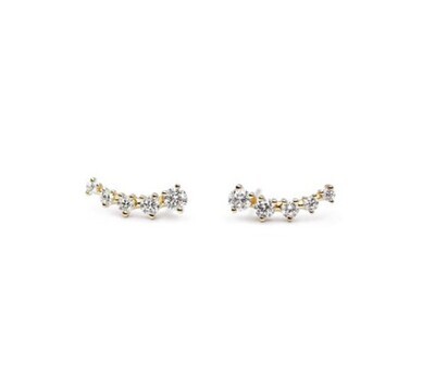 Devere Diamond Crawler Earrings .3ct