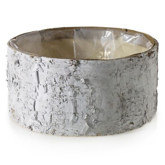 Birch Bowl White 10x4.7&quot;