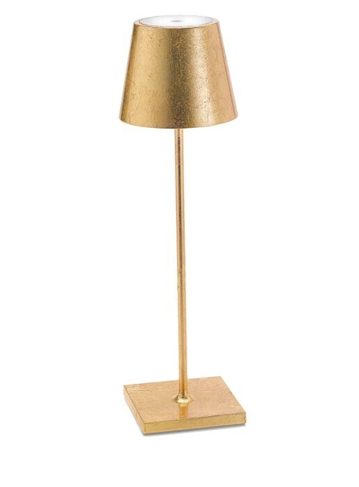 Indoor / Outdoor LED Table Lamp - Gold Leaf