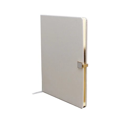 Notebook A5 5x8 Grey Gold