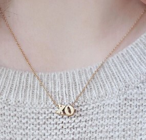 Necklace- XO Gold