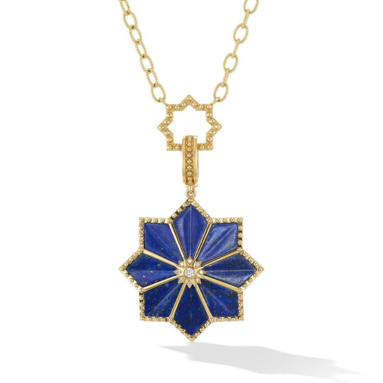 Fez Pendant Necklace *CS - Lapis