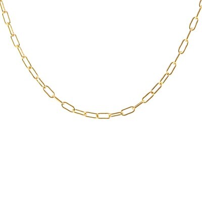 Necklace- Thick Drawn Cable Chain 14k GF