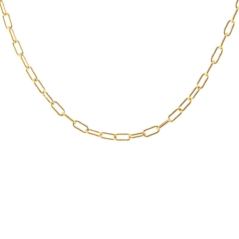 Necklace- Thick Cable Paperclip Chain