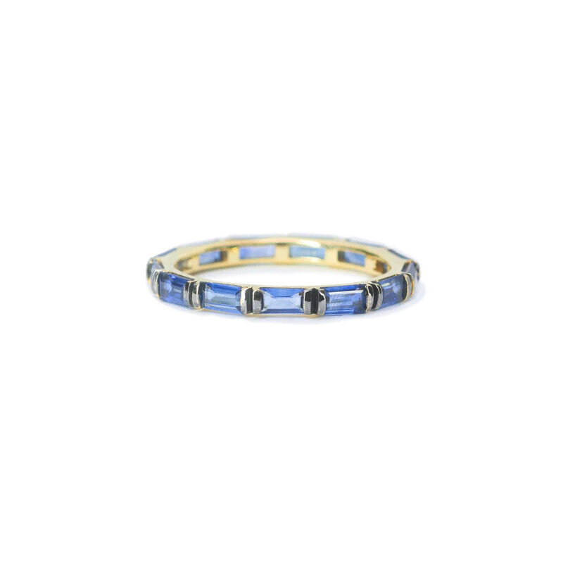 Merida Blue Sapphire Eternity Band 14Y