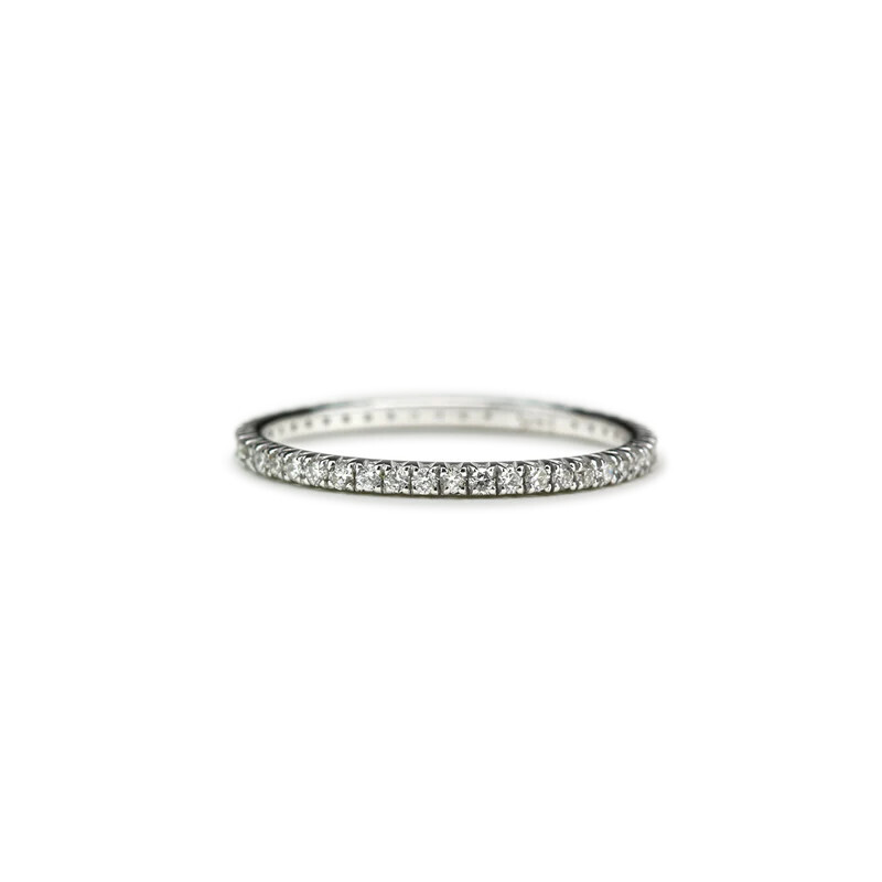 Odo Ring Diamond .33ct 14k White Gold